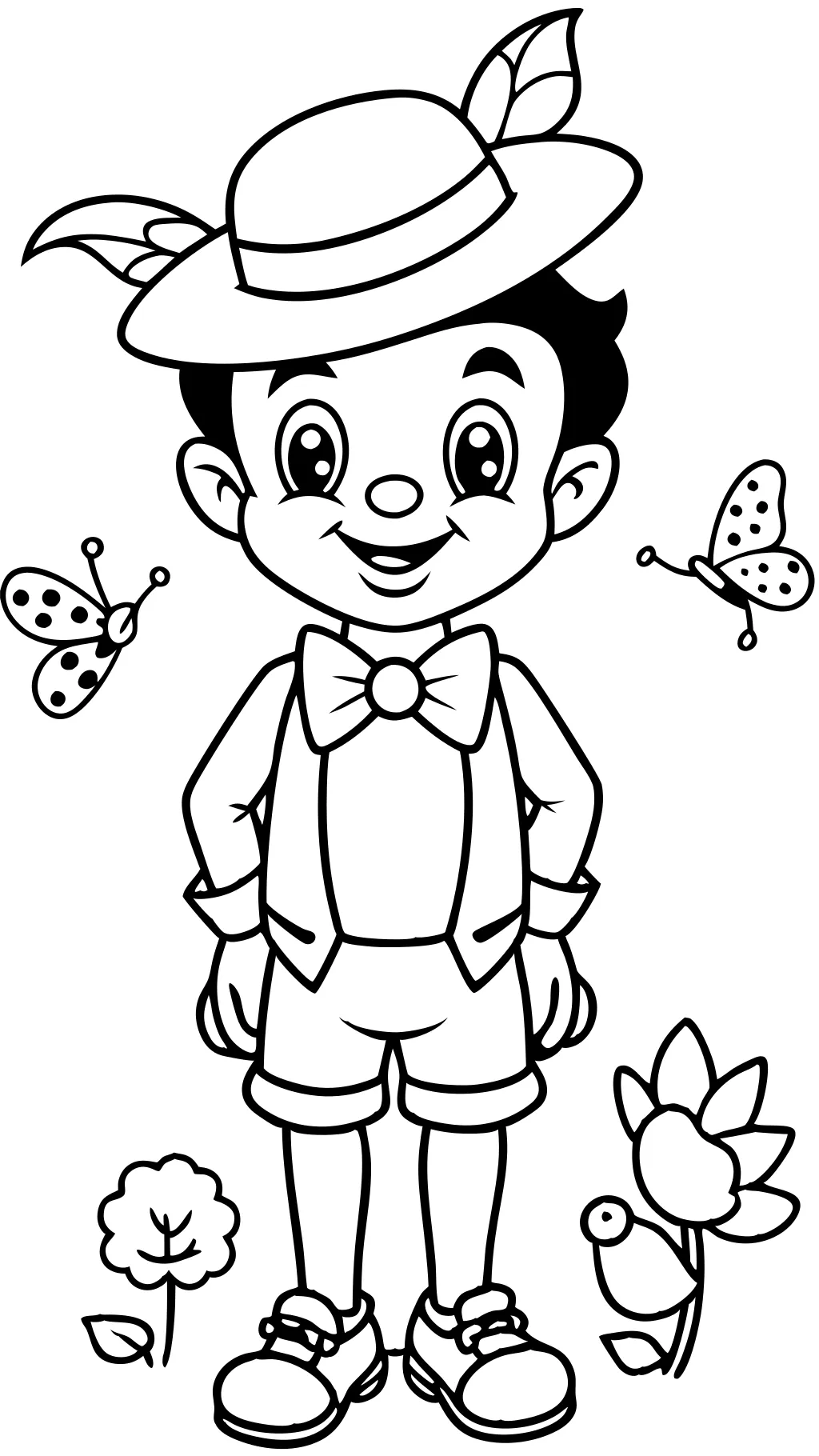 coloriage pinocchio